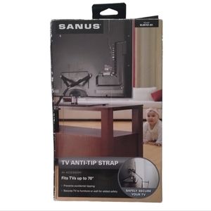 Sanus TV Anti-Tip Strap Fits Flat Panel TVs up to 70" Baby Safety ELM701-B1